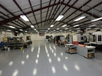 Mictron's CNC milling department